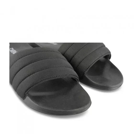 Claquettes NOIR DENIM SIDE