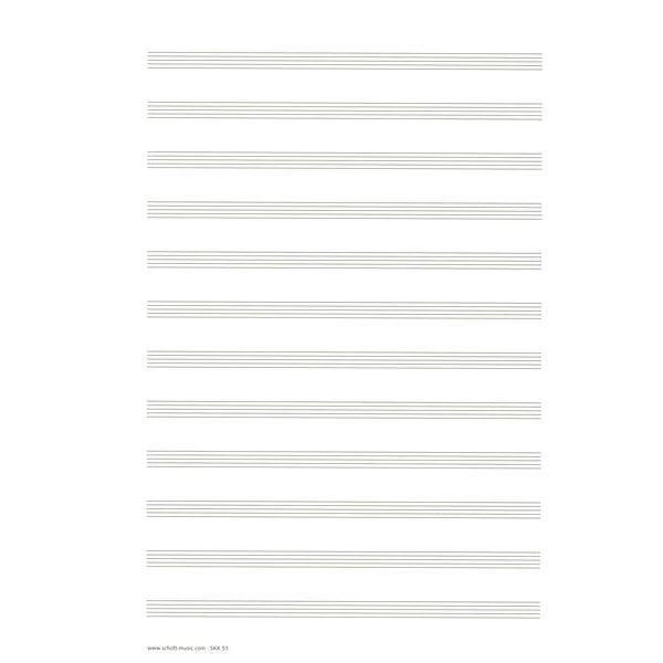 Schott Manuscript Paper A4