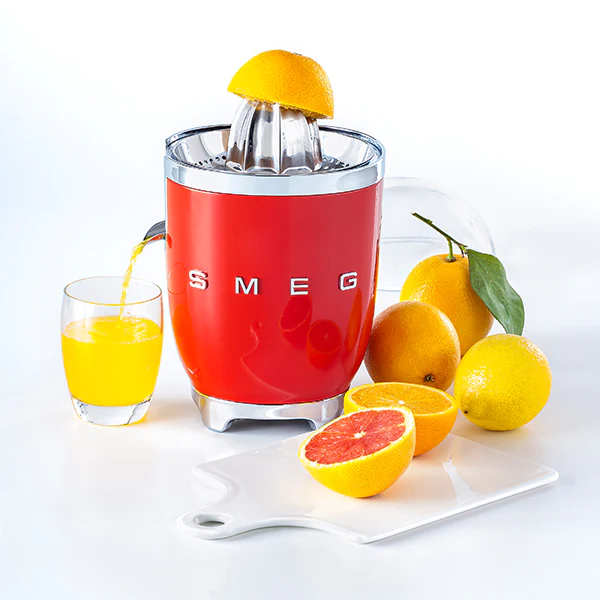 Presse-agrumes électrique 70 W CJF11RDEU rouge Smeg