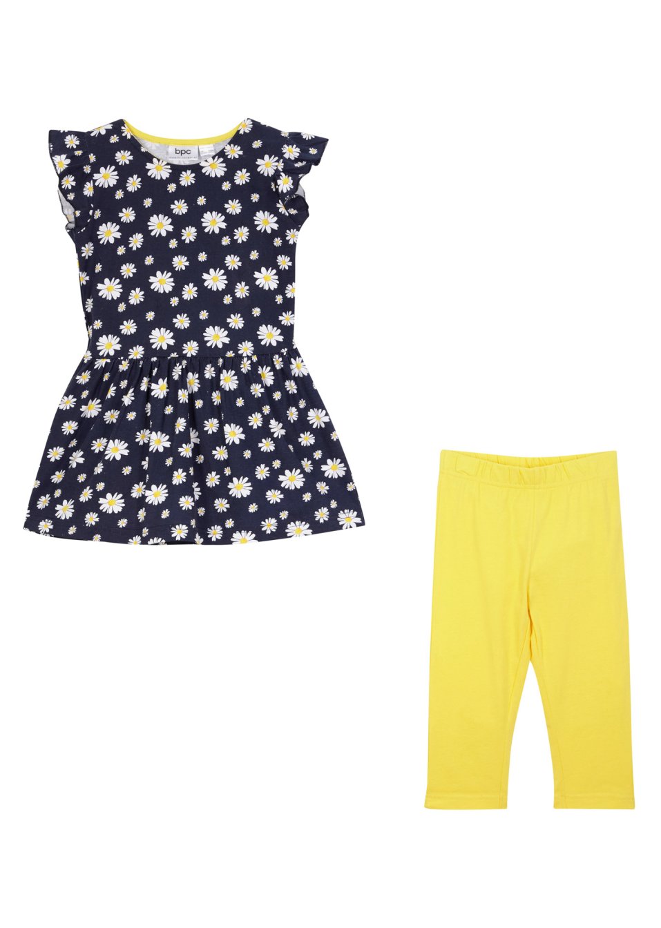 Robe en jersey fille + legging 3/4 (Ens. 2 pces.)