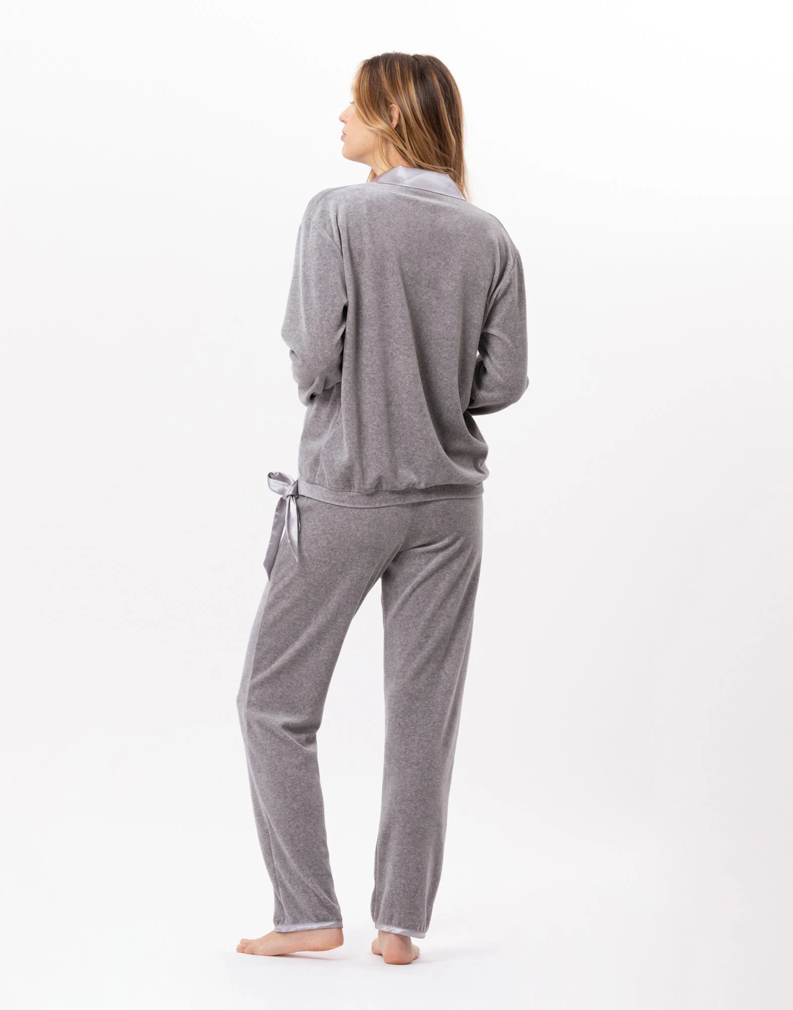 VELVET 880 - Pantalon en velours | Gris