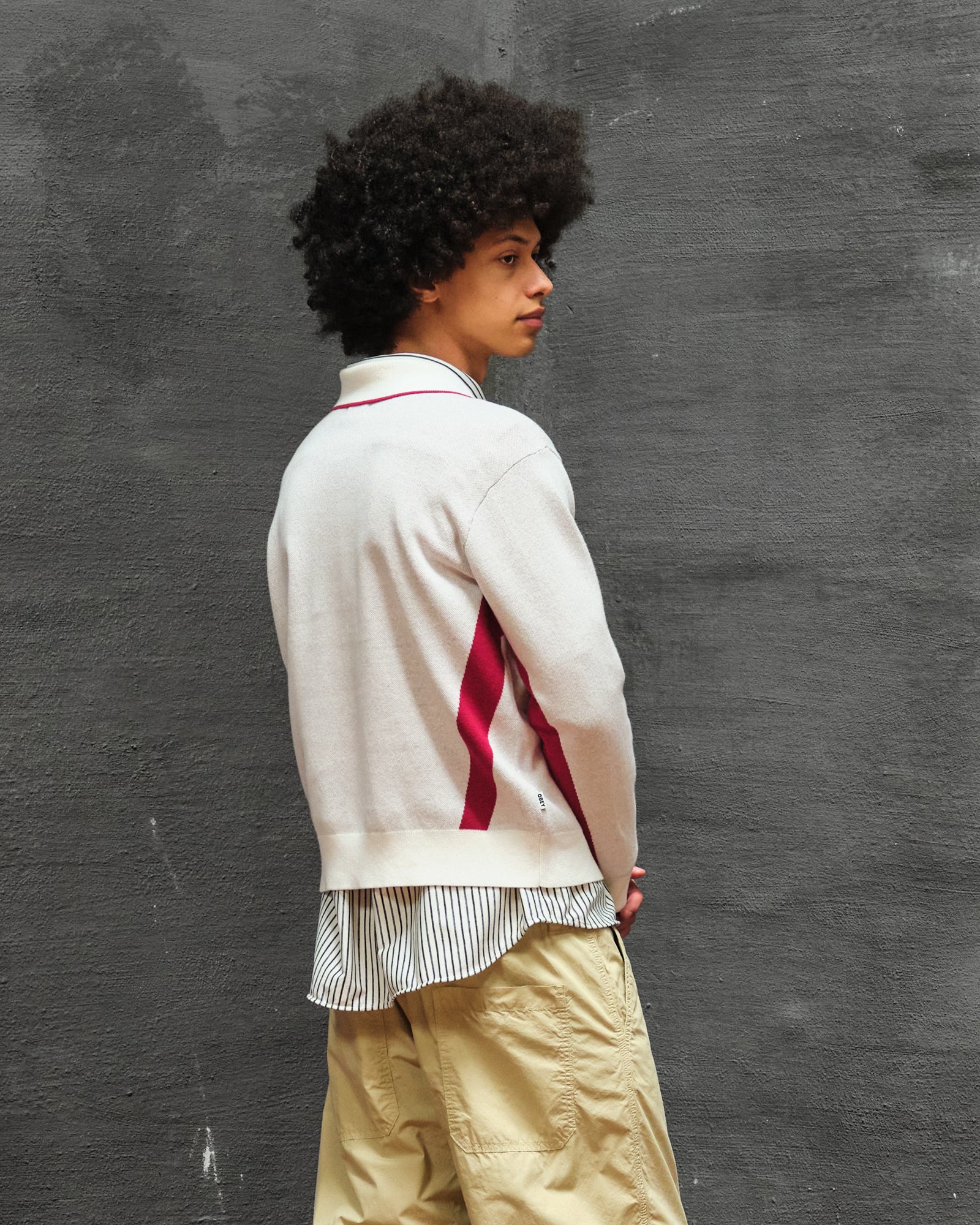 Obey<br>Soccer Polo Sweater