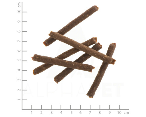 Kattensnack WILDES LAND kip- en zalmvleesstaafjes, graanvrij, 50 g