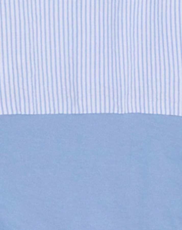 Hemd-Body BERTIL gestreift in hellblau