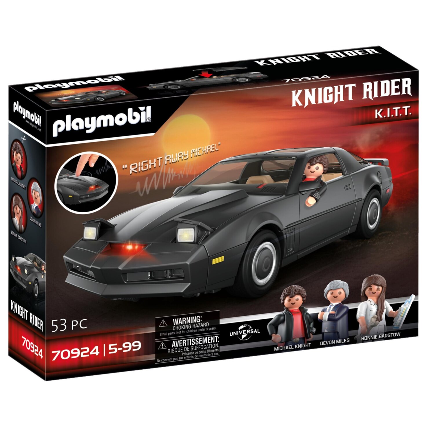 Playmobil Knight Rider K.I.T.T. (70924)