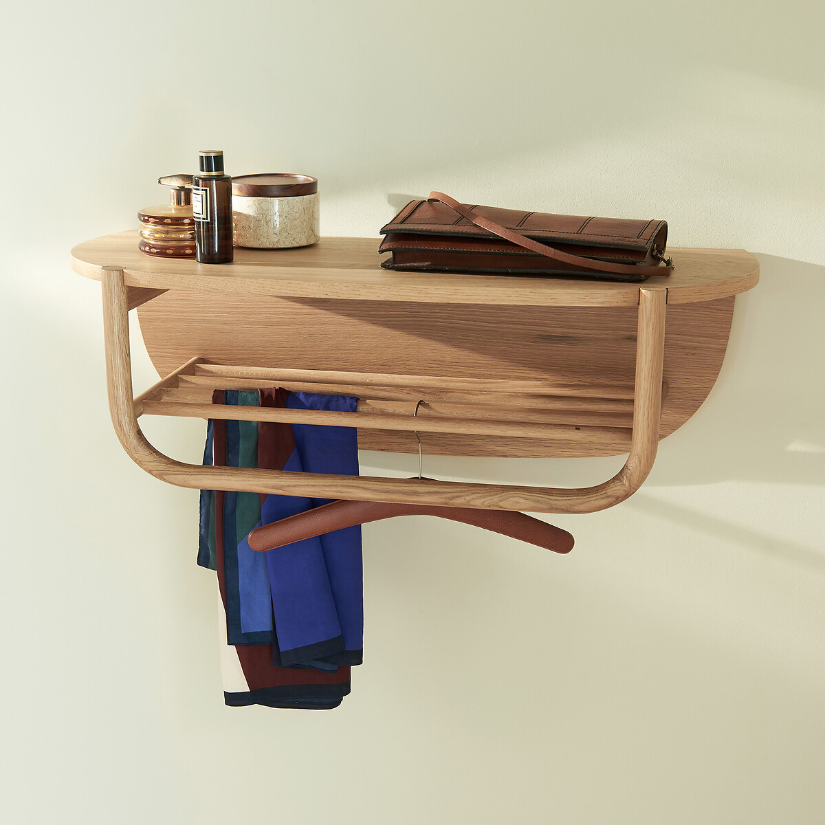 LA REDOUTE INTERIEURS<br>Rack de parede em carvalho, Jucca