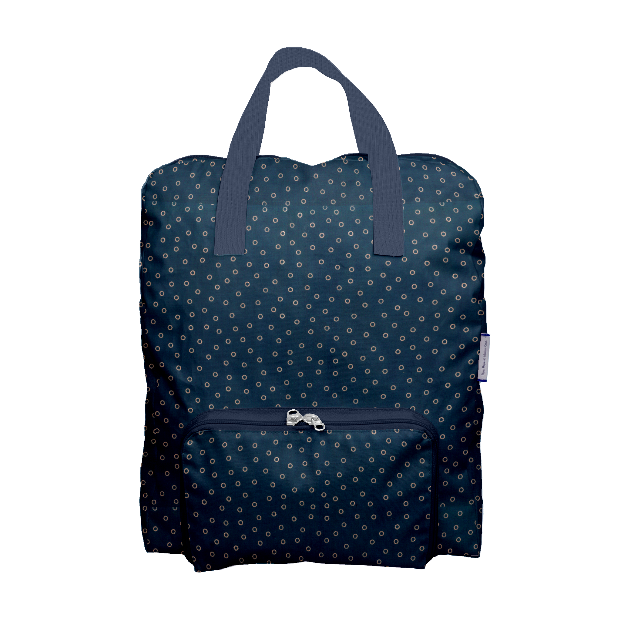 Sac À Dos Pliable Gaby Bulle Bronze Marine