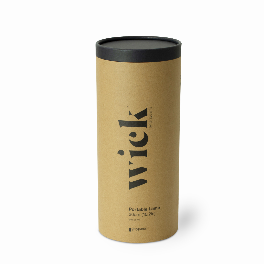 Tafellamp Wick LED oplaadbaar grijs