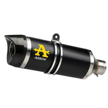 Silencieux Arrow Alu Dark Thunder embout carbone - Noir