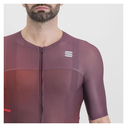 Maillot Manches Courtes Sportful Light Pro Rouge