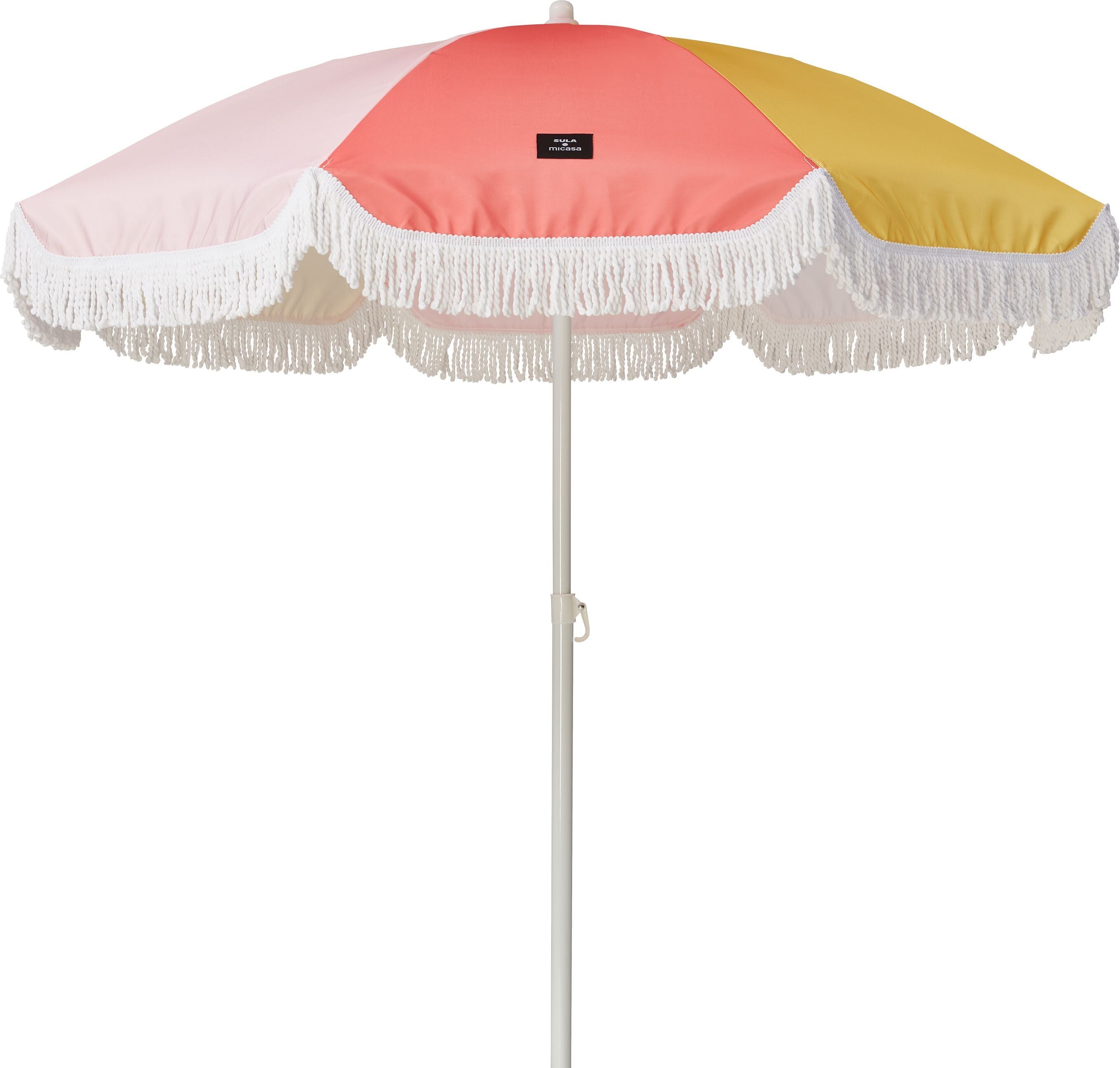 SOLE Sonnenschirm Sunset color block - Rosa / H: 210.0 cm