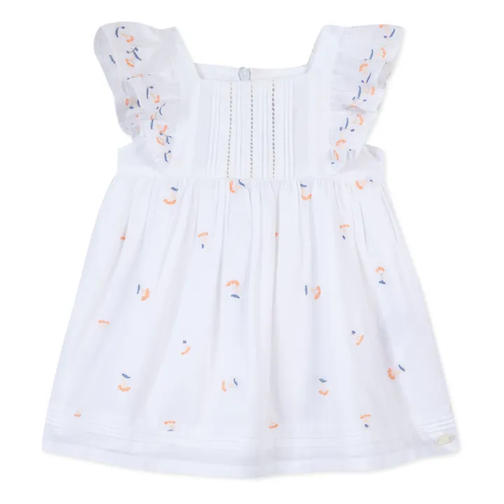 Tartine et Chocolat Robe Air Campagne | Blanc