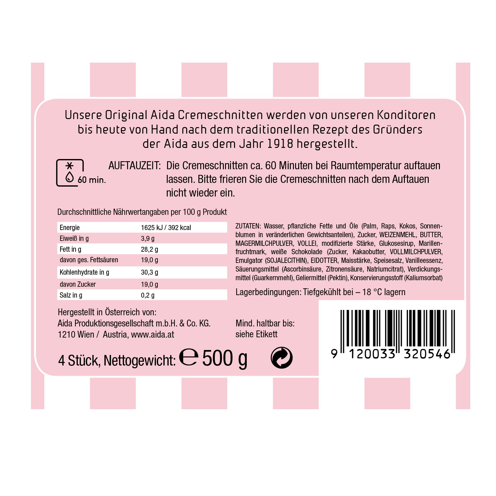 Aida Cremeschnitten
