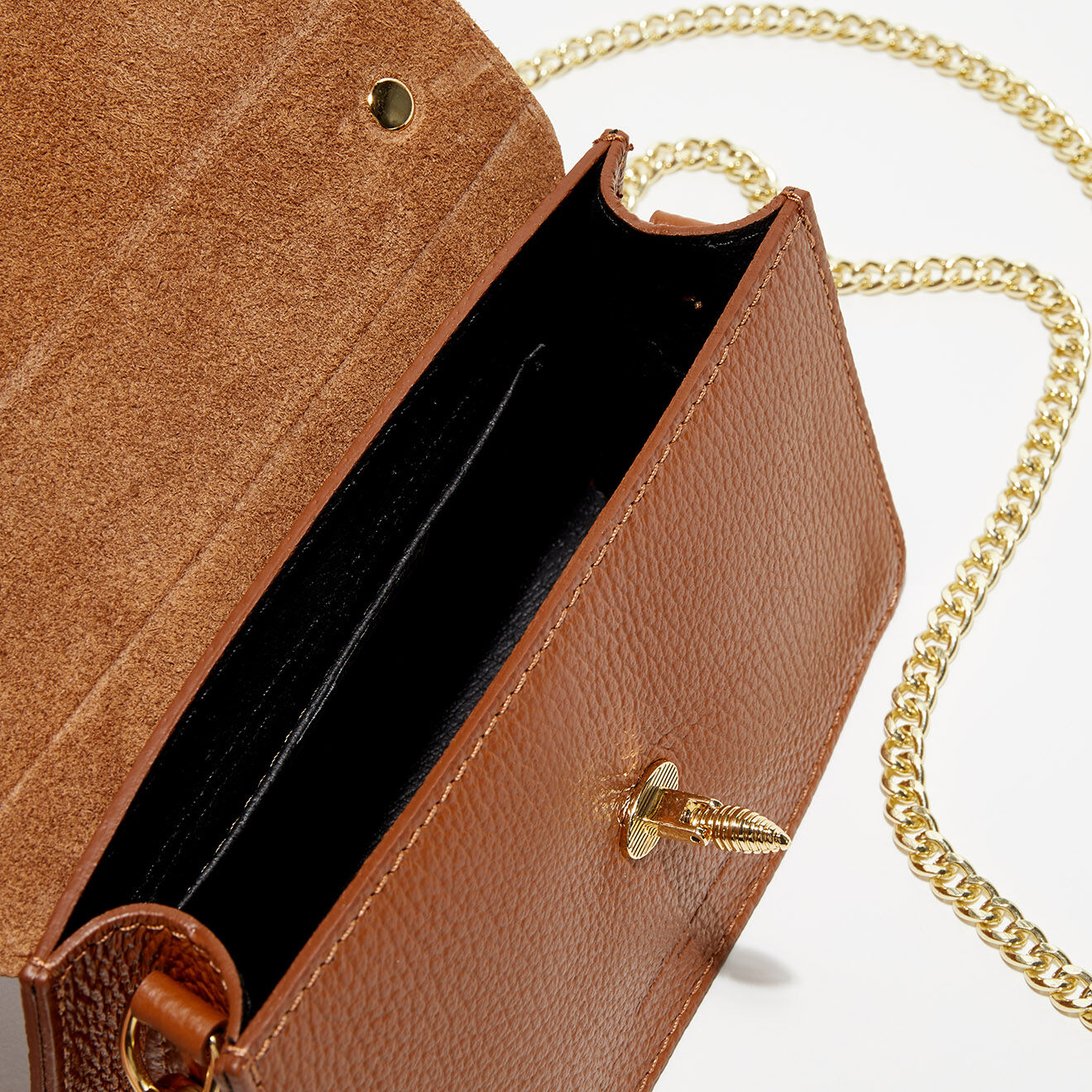 Christian Laurier Sac à Main en Cuir Lily camel - 19x13x7 cm