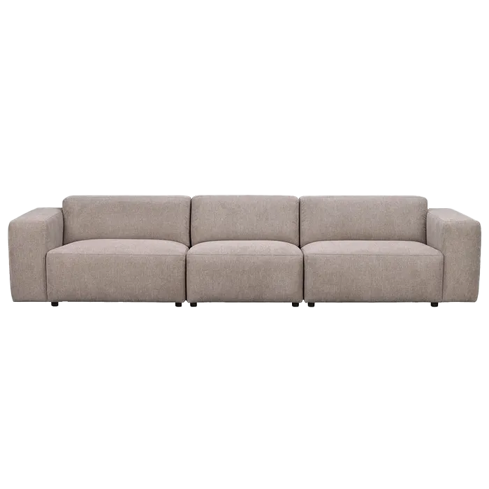 Gestoffeerde 4-zitsbank Willard Beige