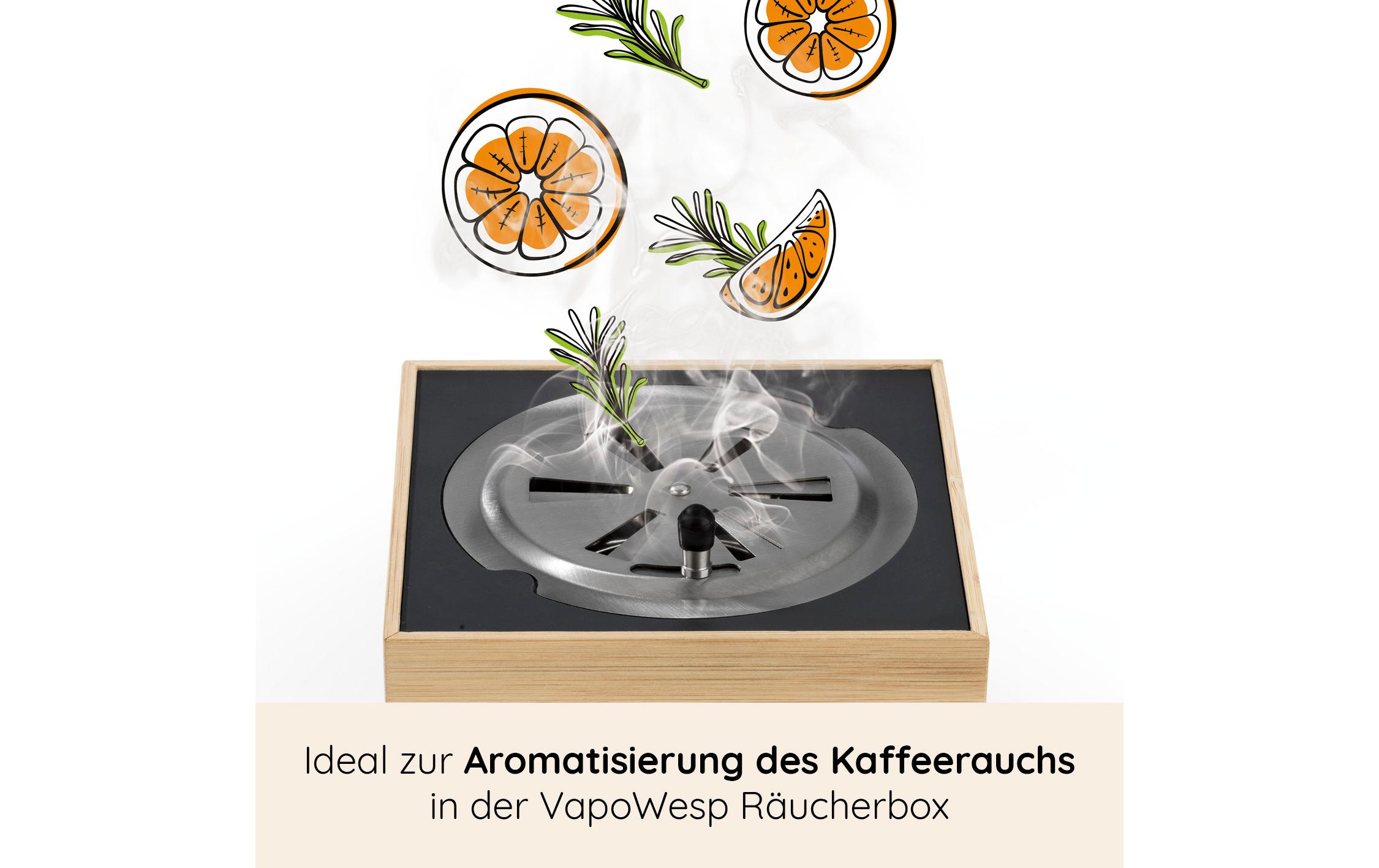 Ersatzkräuter Orange & Rosmarin, 100 gAromakräuter- Nachfüllpackung für die Räucherbox
