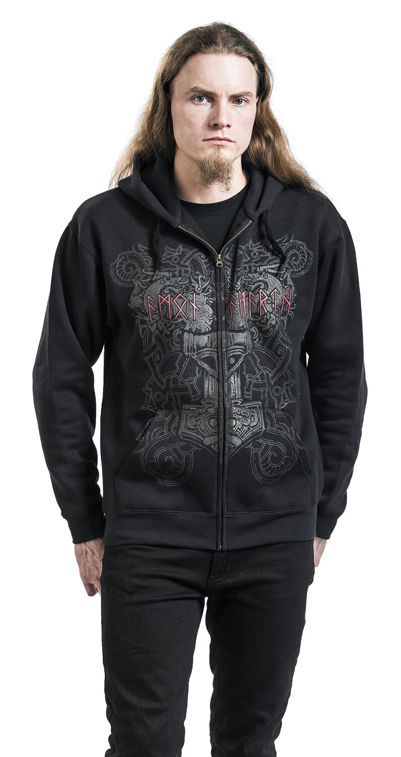 Viking Horde | Amon Amarth Sweat-shirt zippé à capuche
