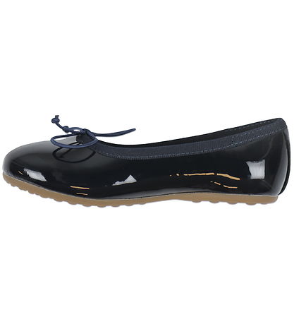 Bisgaard Ballerina Hausschuhe - Lucy - Navy Patent
