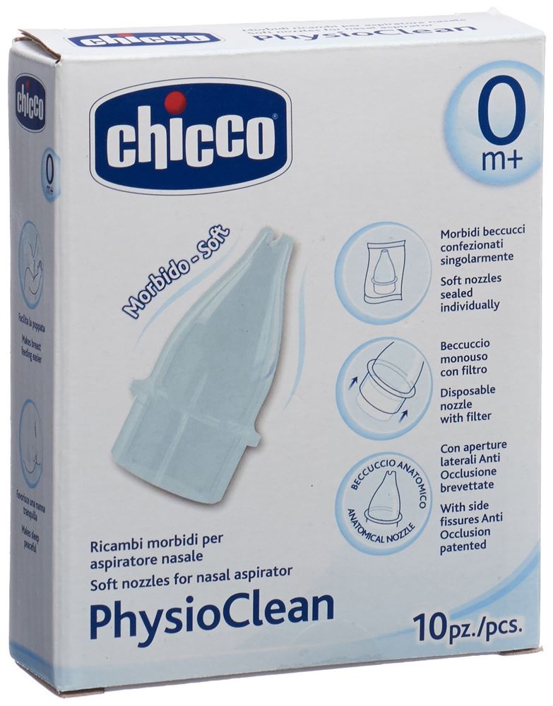 CHICCO Physioclean Ersatzteile zu Nasenschleimentferner 0m  1 Stk