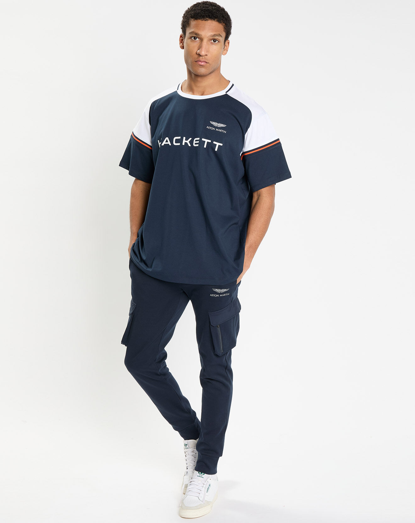Hackett London T-Shirt Regular Fit Aston Martin Racing bleu marine