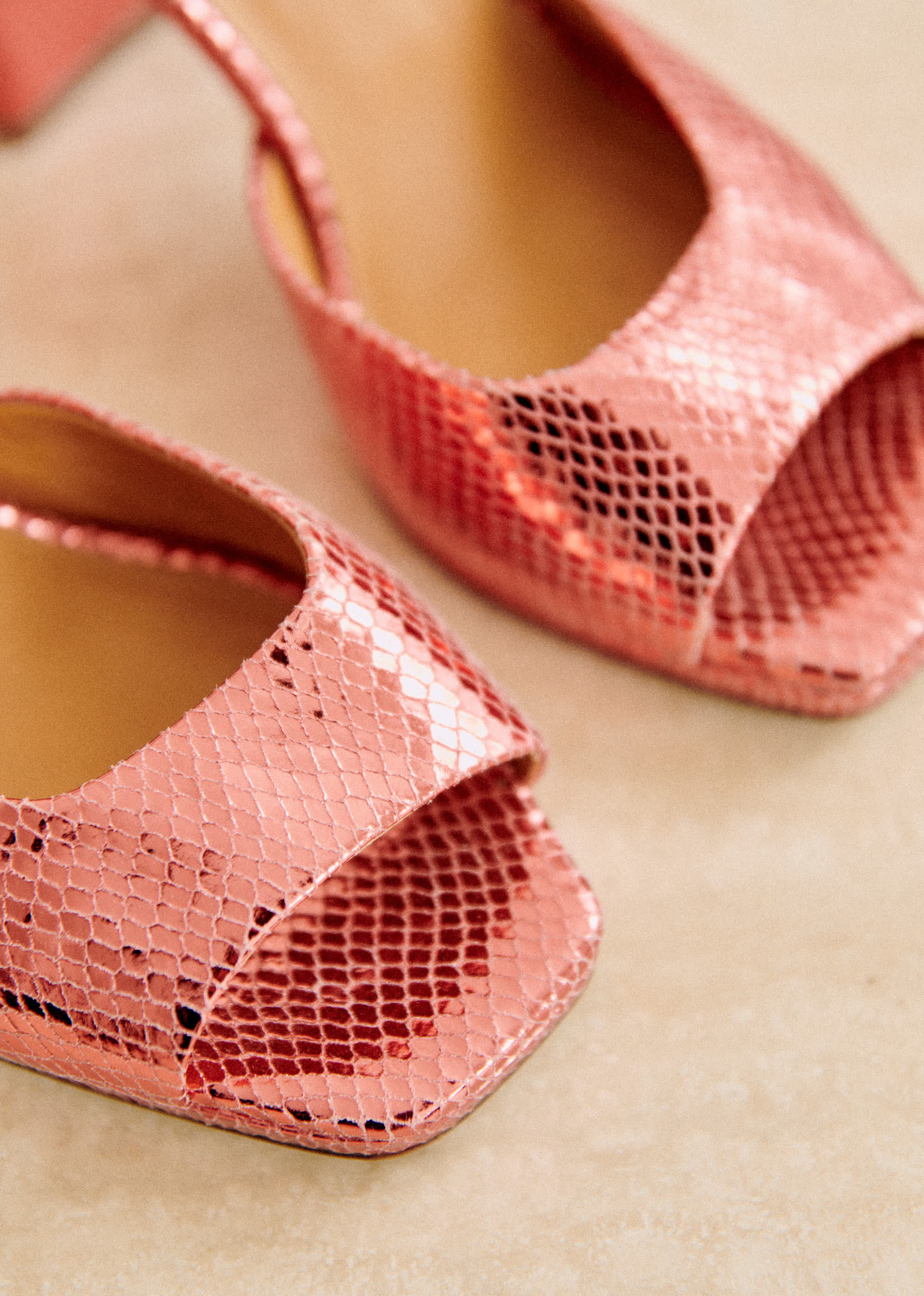 Sandales High Maxine - Rose serpent - SOULIERS/SOULIERS Sandales 5906241