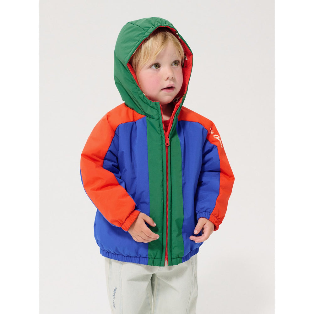 Køb Bobo Choses Red Farm Adventure All Over Vendbar Anorak