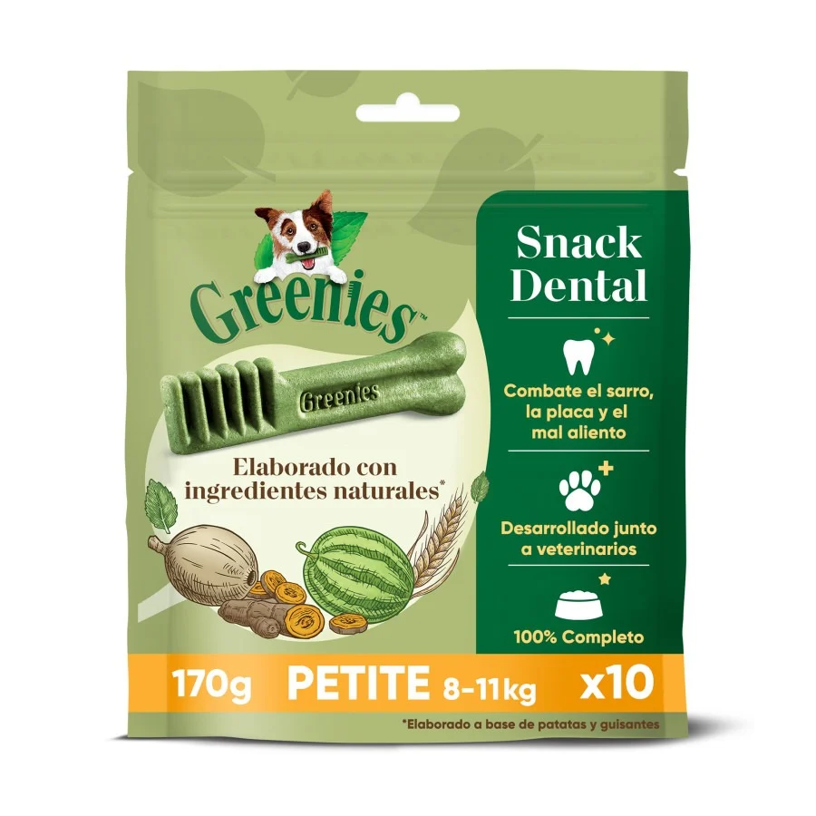 Greenies Petiscos Dentais 100% Naturais para Cães de Pequeno Porte