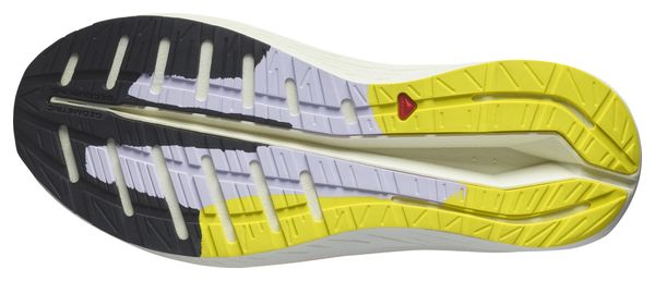 Chaussures Running Salomon Aero Volt 2 Blanc Jaune Orange Homme