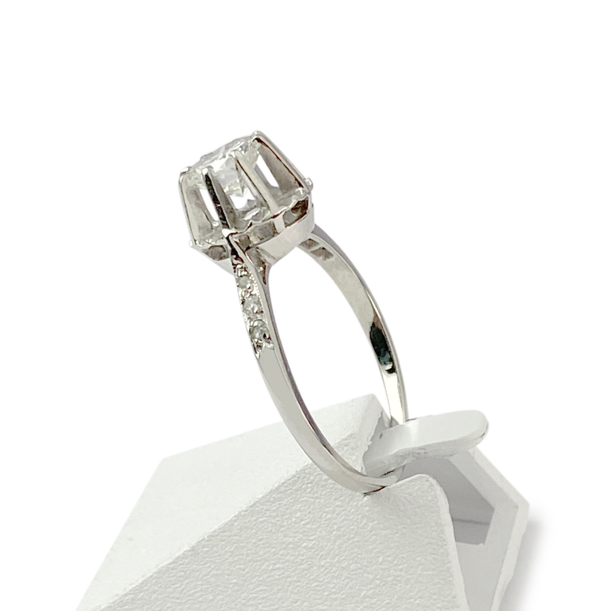 Bague d'occasion platine 950 diamants