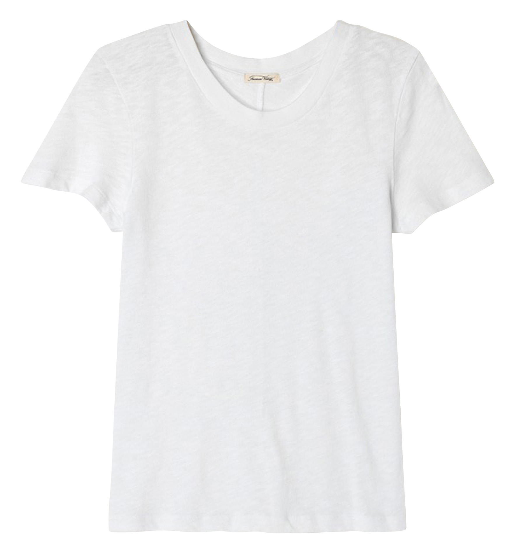 SONOMA - Tee-shirt col rond droit en coton | Blanc