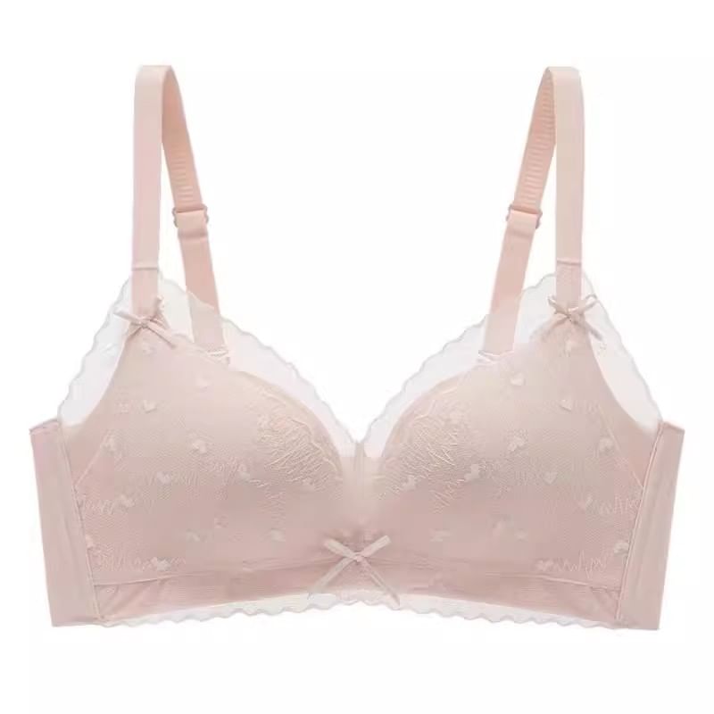 Nabla - Bow Wireless Lace Bra / Panty / Set