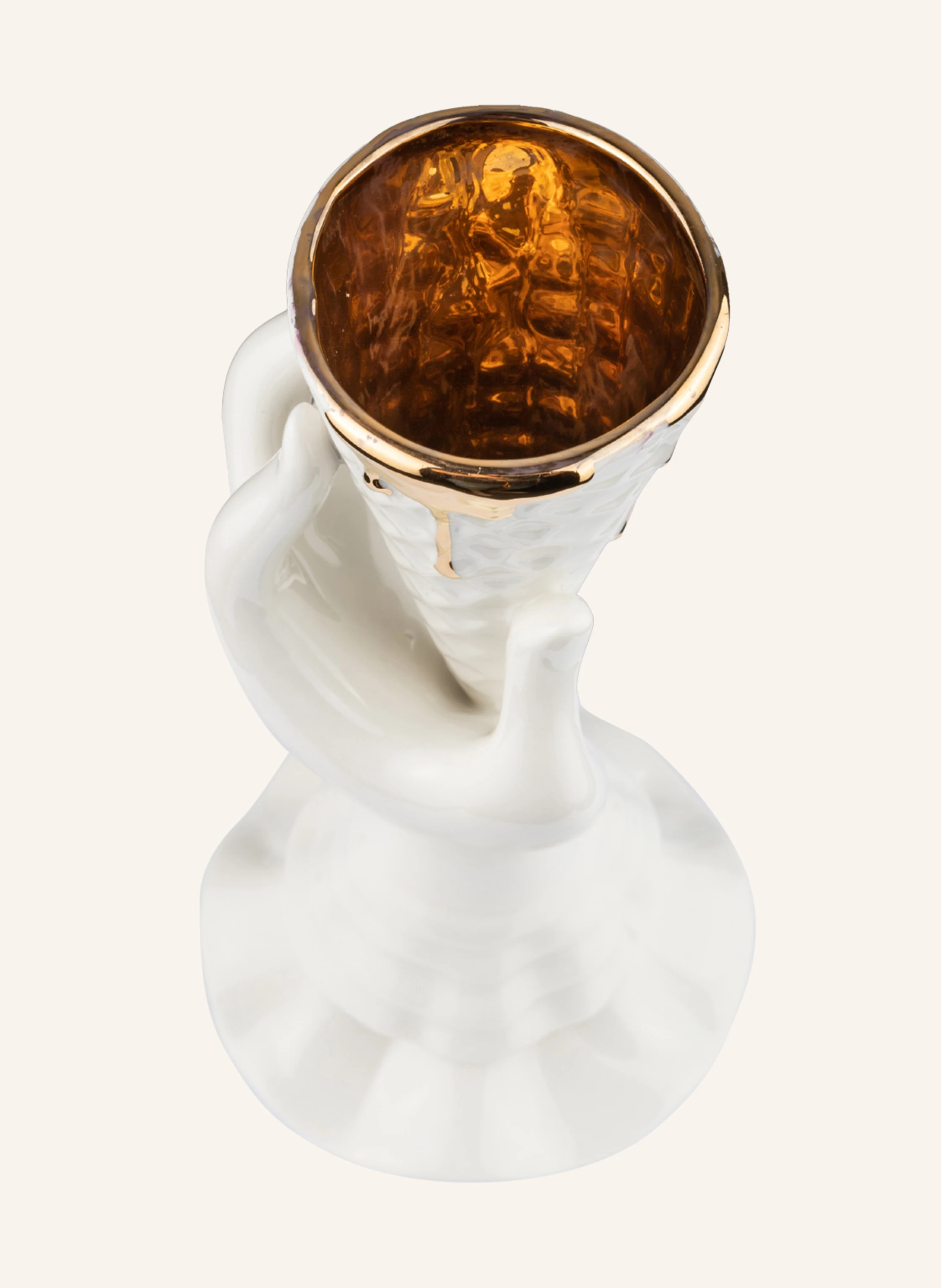 JONATHAN ADLER Vase GILDED MUSE I-SCREAM