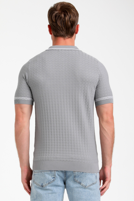 Gabbiano grijze heren polo