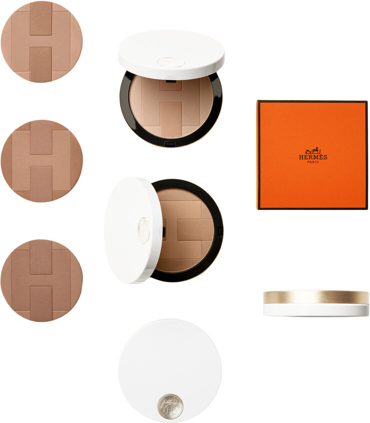 HERMÈS Hermès Plein Air, H Trio healthy glow mineral powder, Sahara