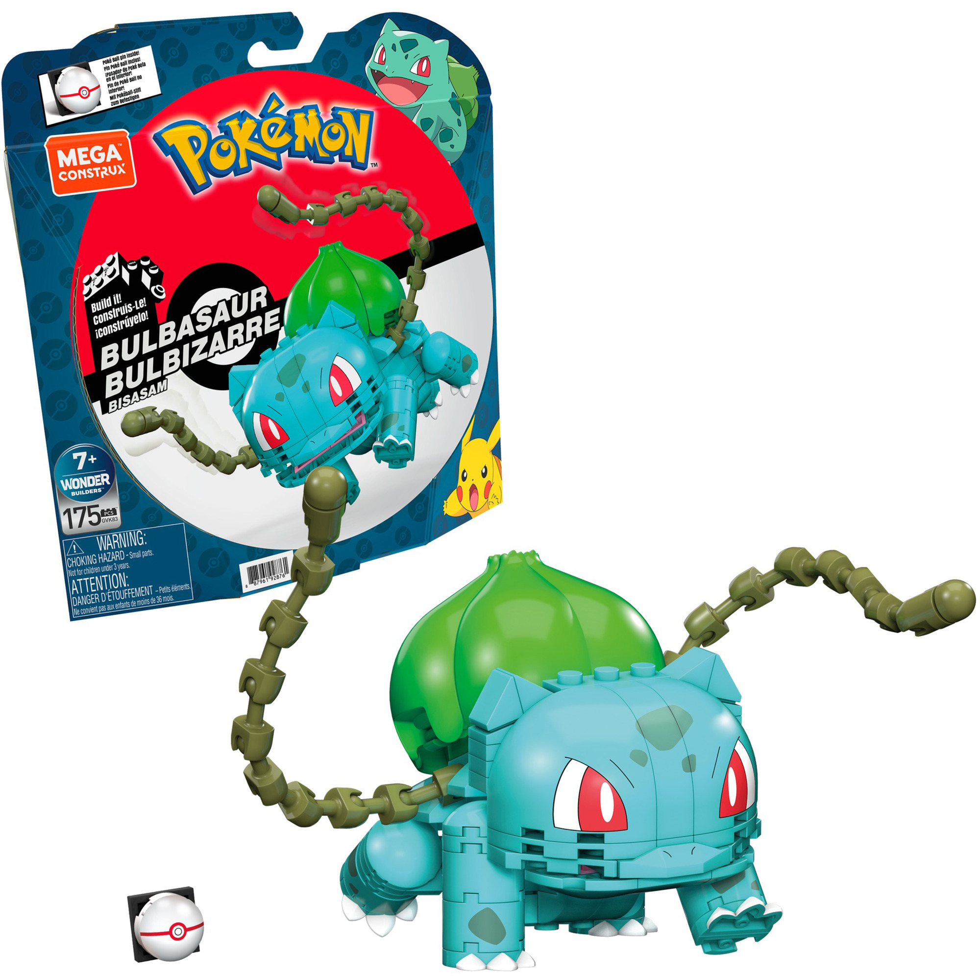 Mattel Konstruktionsspielzeug Pokémon Bisasam