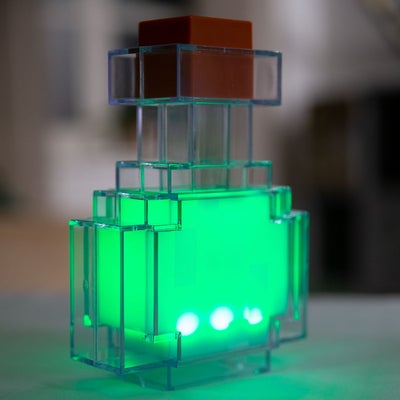 Minecraft LED Potion Nattlampe