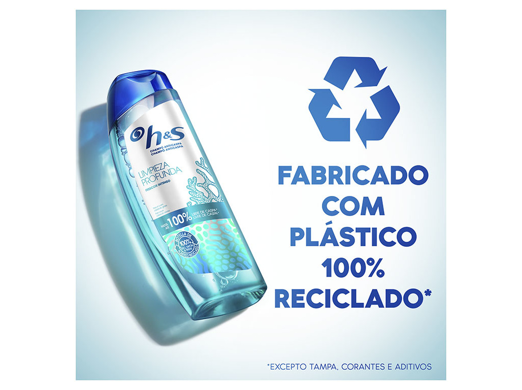 CHAMPÔ H&S ANTI-CASPA TRANSPARENTE DETOX 300ML