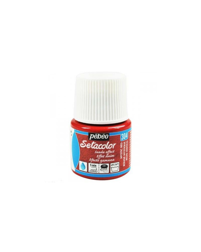 Setacolor effet daim Rouge mystique