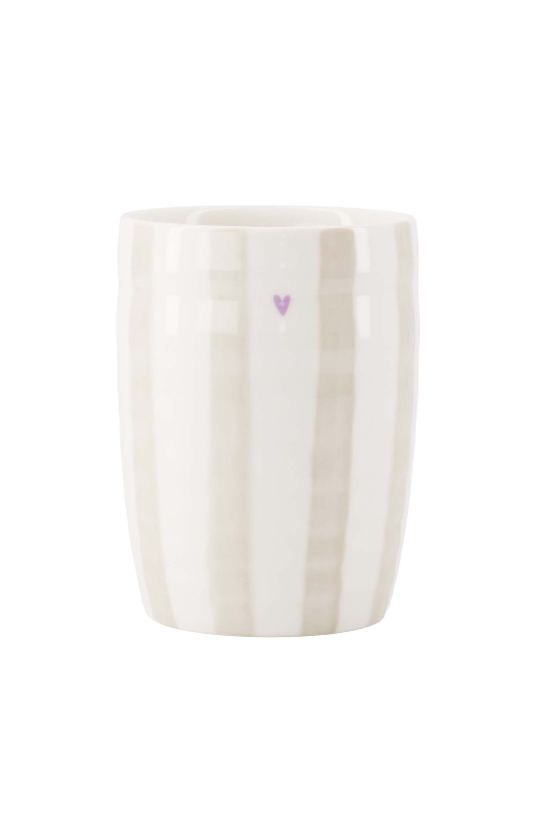 koffiemok streep hartje