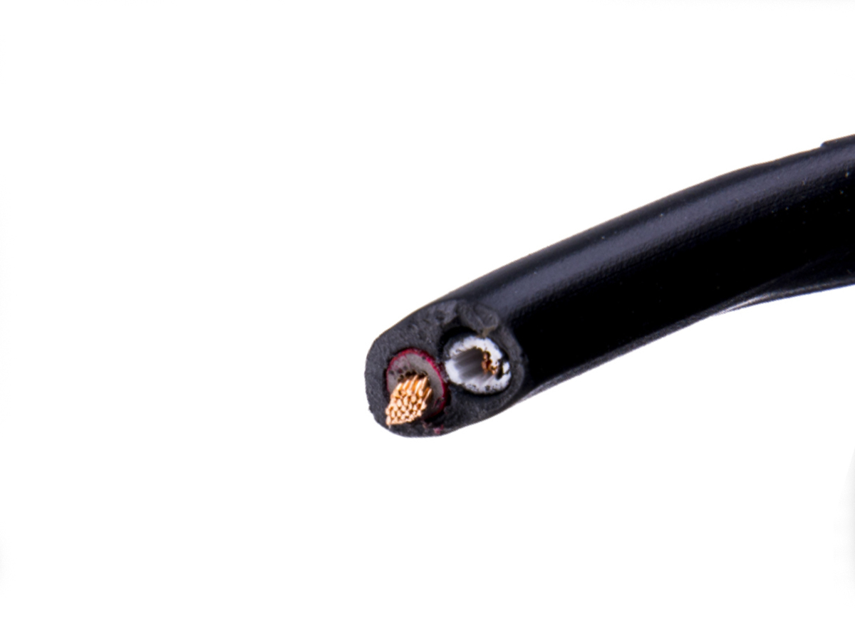 BBA 5 meter lange 2-aderige kabel - 2 x 1,5 mm²