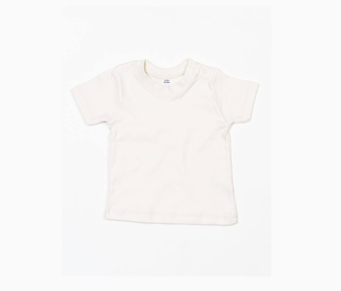 Babybugz BZ002 - T-shirt Bébé Coton Doux à Encolure Ronde