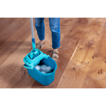Leifheit Raamwisser 3in1 28 cm met Telescoopsteel (110 - 190 cm) en Draaiknop Click System