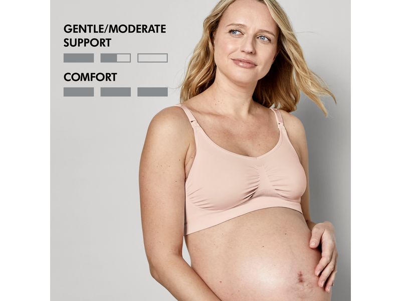 MEDELA Still-BH Keep Cool Beige Gr. L Atmungsaktiver Schwangerschafts- und Still-BH