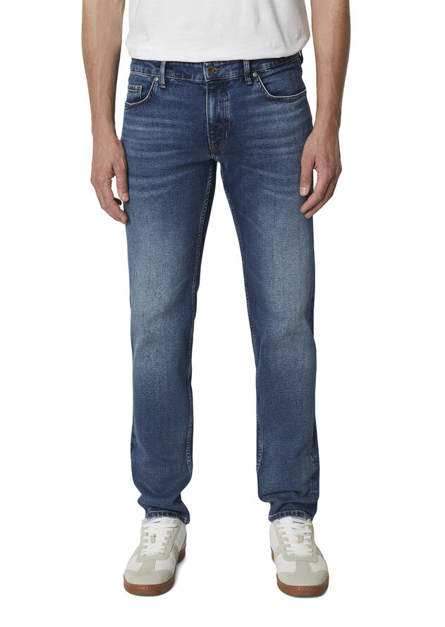 Marc O’Polo Denim trousers, shaped fit, shaped Retro blue wash