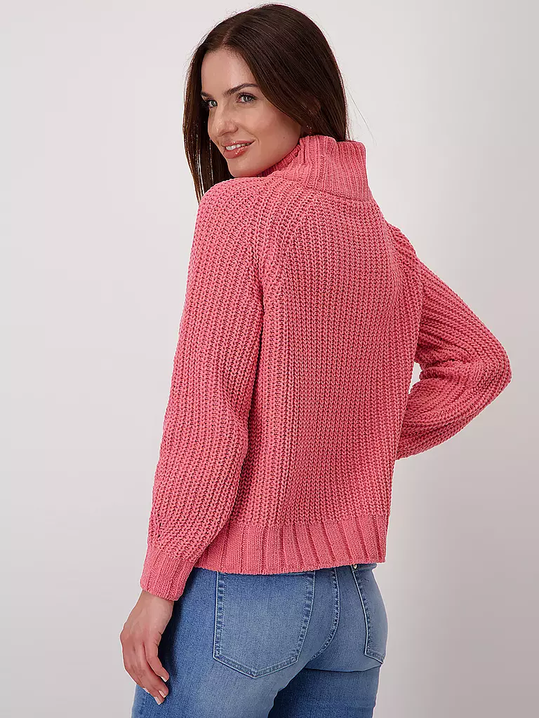 MONARI Rollkragenpullover  rosa