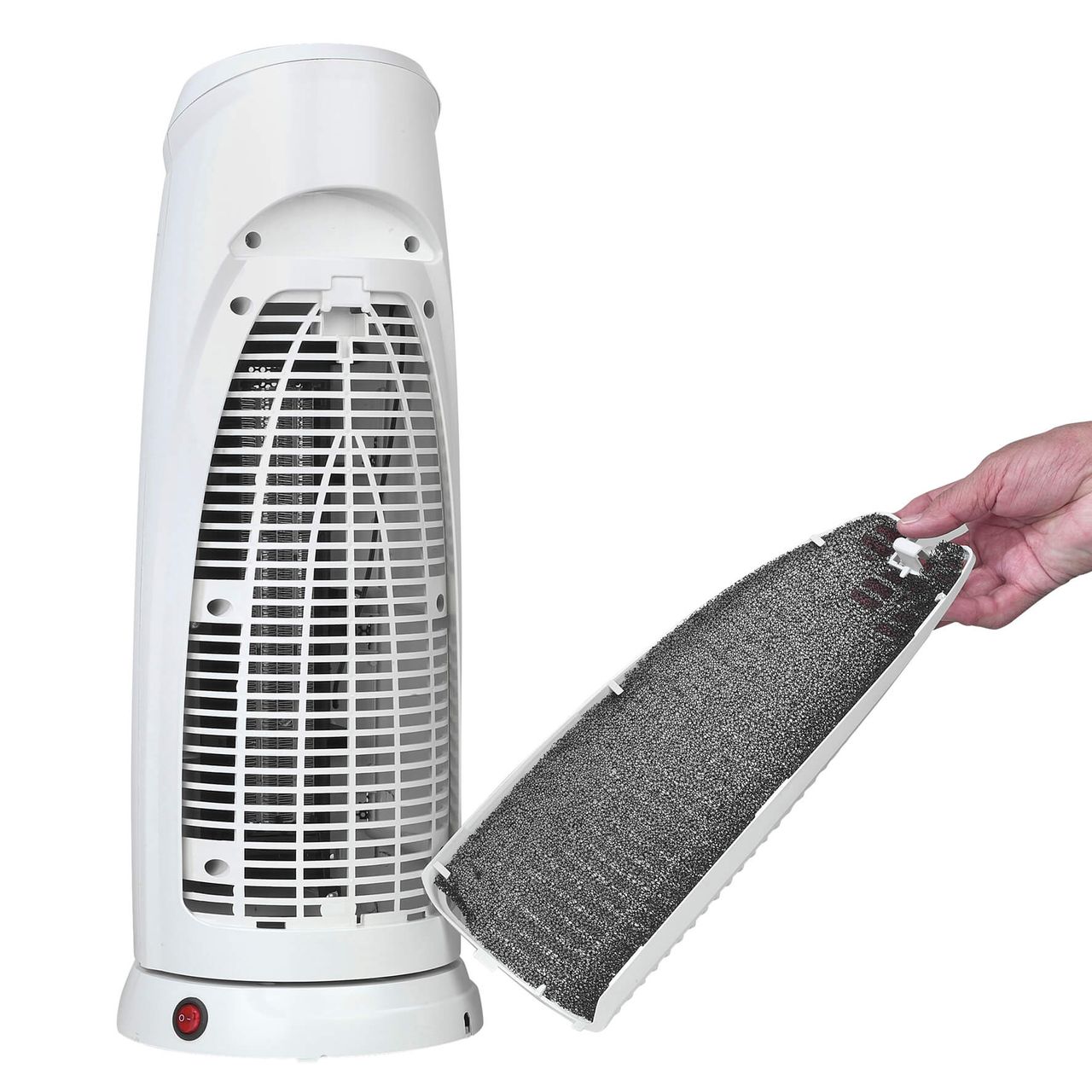 EUROM Keramikheizung Safe-t-Heater 2000 Tower RC Fernbedienung Staubfilter