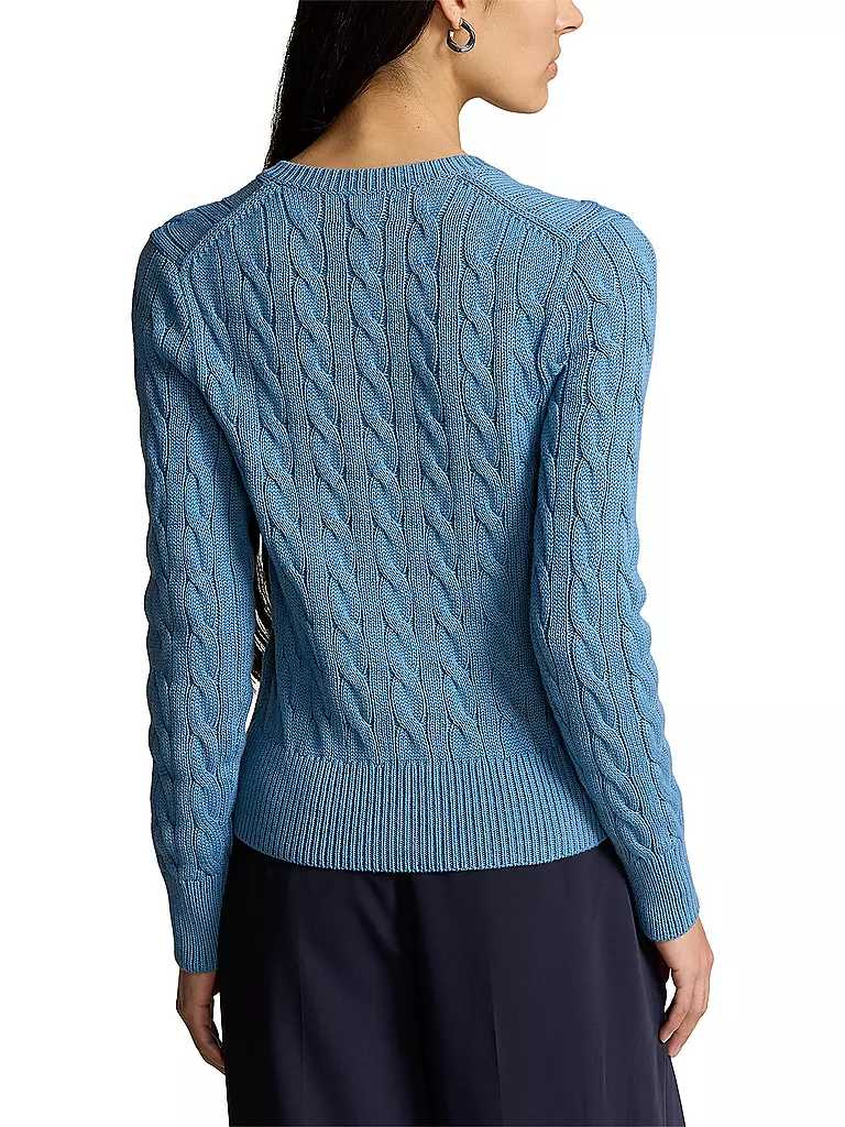POLO RALPH LAUREN Cardigan Slim Fit blau