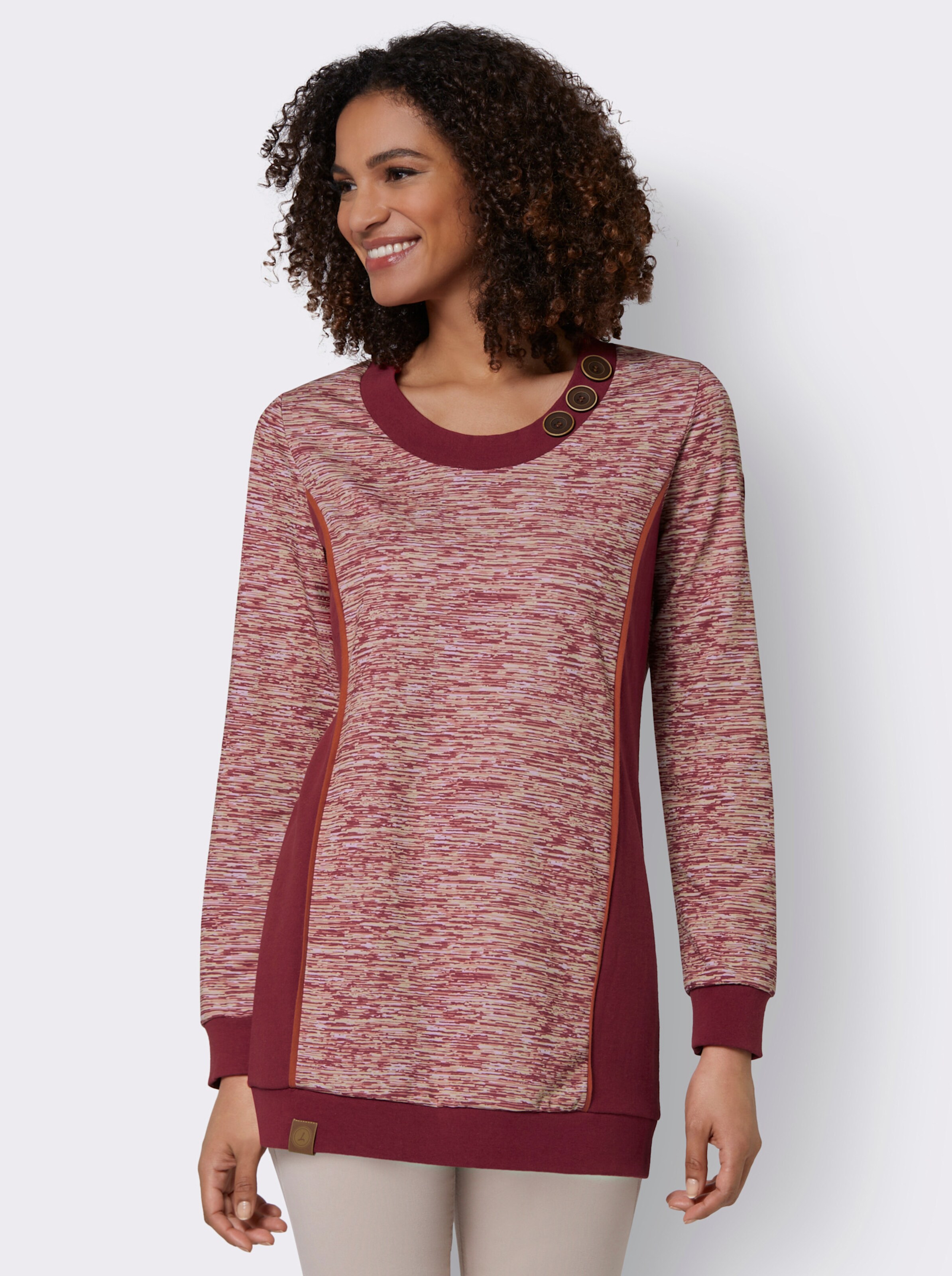 Sweatshirt in Longform