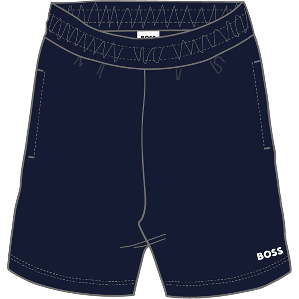 Køb Hugo Boss Navy Shorts
