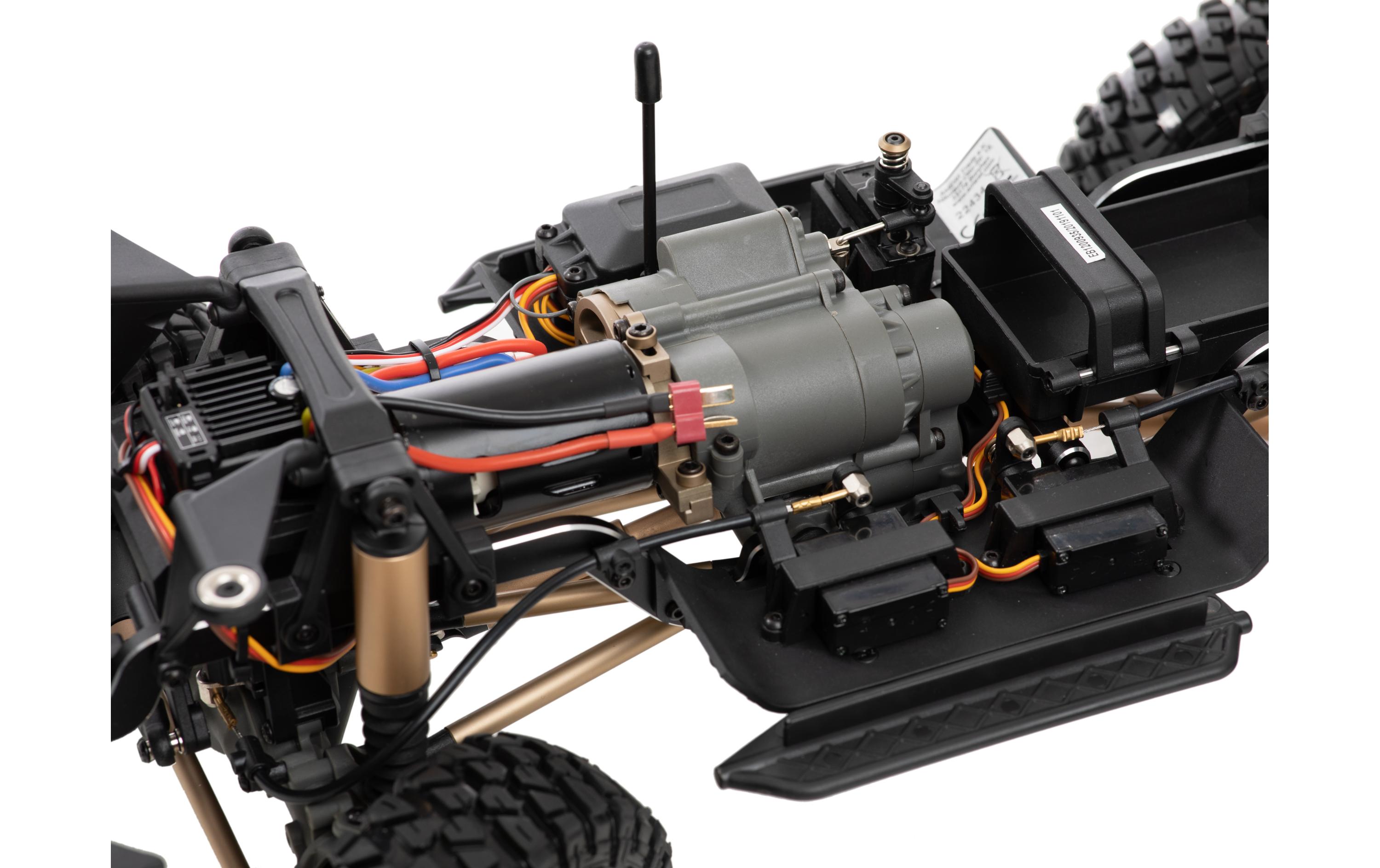 Scale Crawler AMXRock RCX10P Pro Weiss, ARTR, 1:10<br>Rockcrawler mit Differntialsperren, 2-Gang Getriebe und Portalachsen